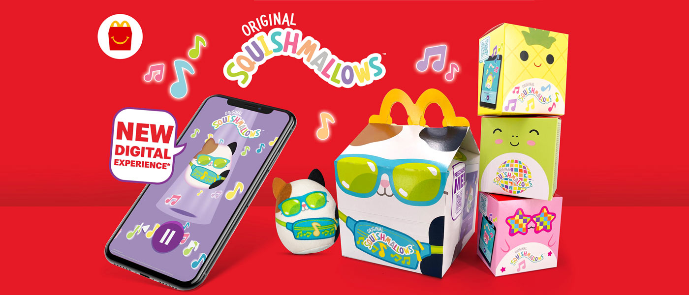 Jazwares bringt #1 Plüschmarke Squishmallows weltweit in die Mcdonald's® Happy Meals®